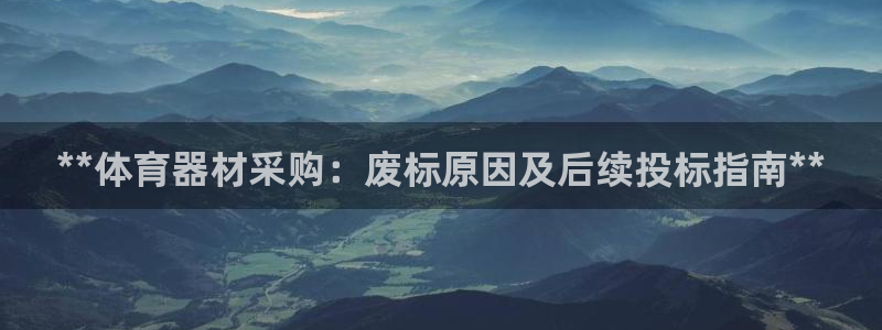 星欧娱乐的创始人背景故事简介：**体育器材采购：废标