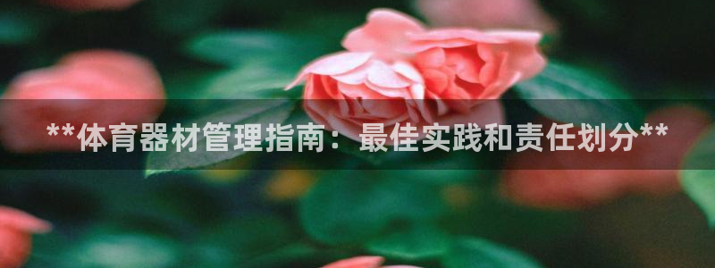 星欧娱乐挂机赚钱是真的吗：**体育器材管理指南：最佳