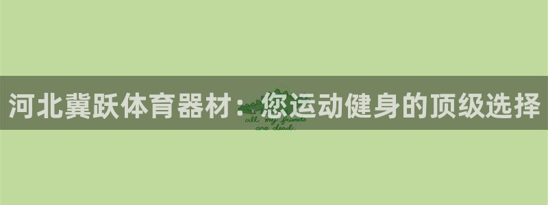 星欧娱乐平台怎么样可靠吗：河北冀跃体育器材：您运动健