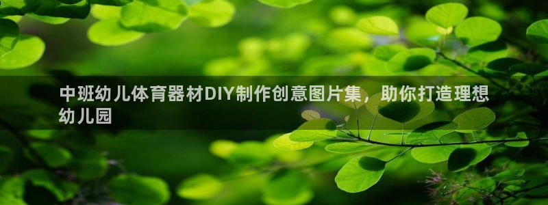 星乐娱乐官网：中班幼儿体育器材DIY制作创意图片集，助你打造 