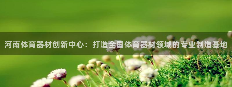 星欧娱乐：河南体育器材创新中心：打造全国体育器材领域的专业制